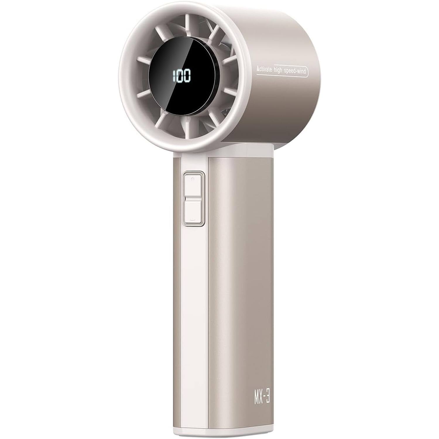 Schertz - 100 Speeds Adjustable Mini Personal Fan - Gold