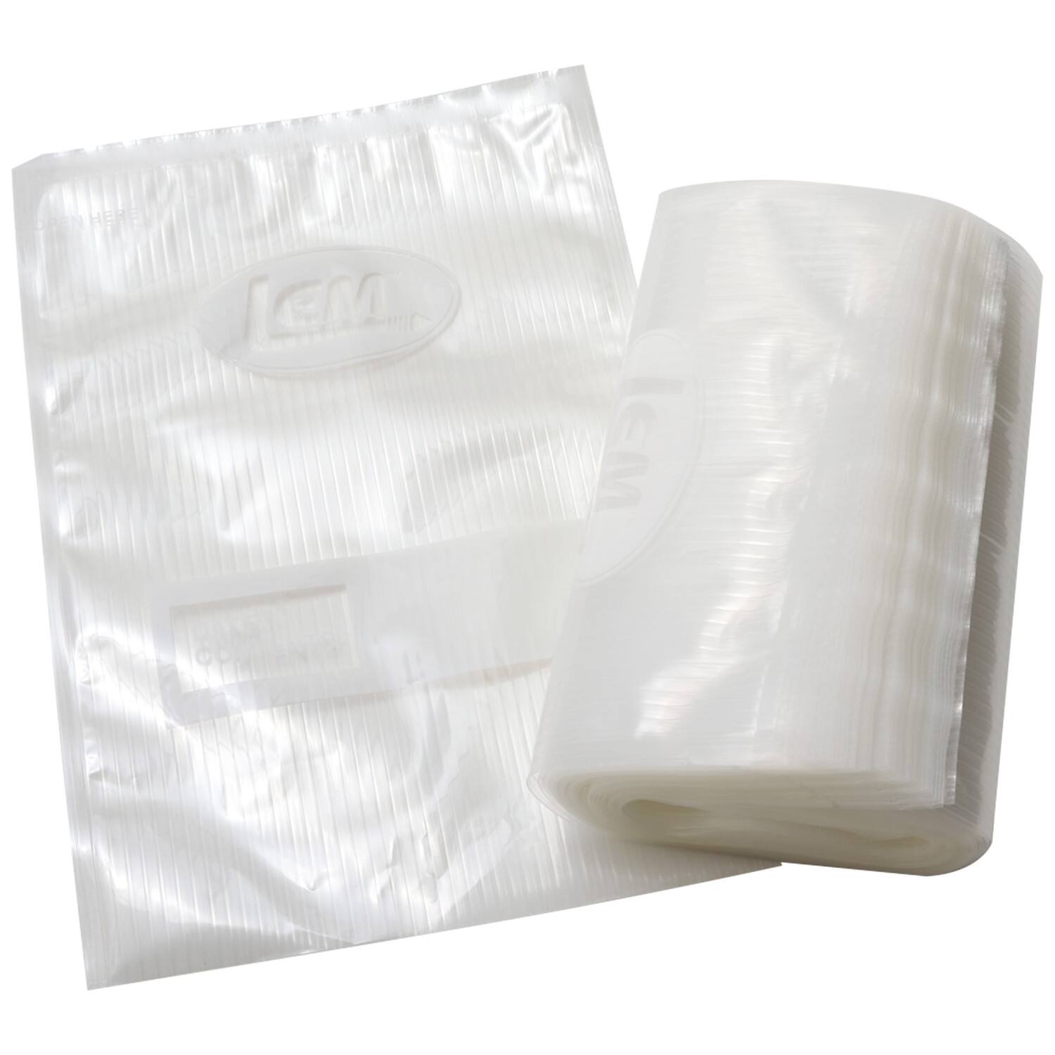 Angle. LEM Product - MaxVac® Quart Vacuum Bags 8" x 12".