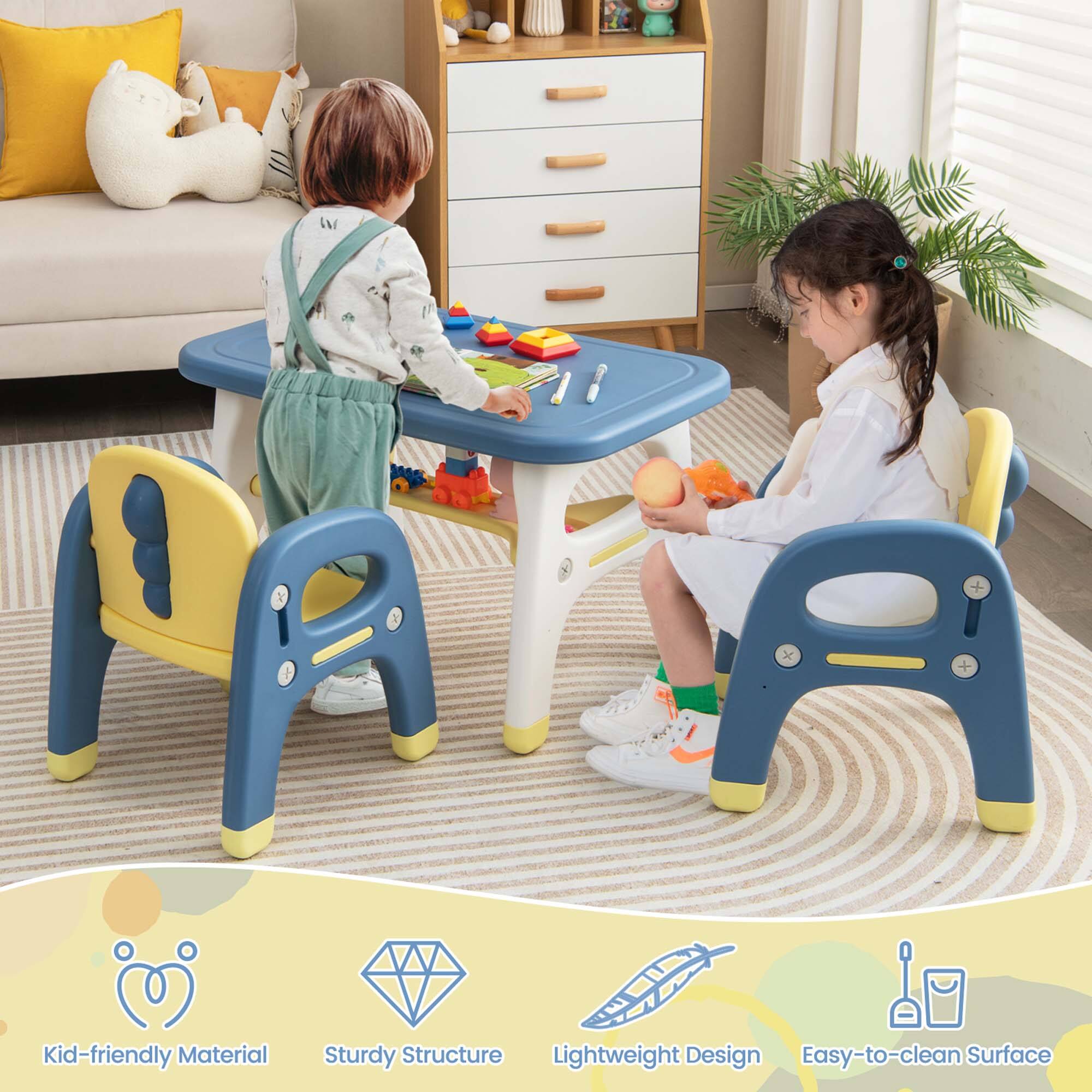 Kid-friendly Material, Sturdy Structure, Lightweight Design, Easy-to-clean Surface