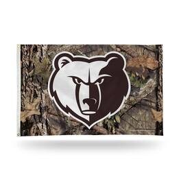Rico Industries - Memphis Grizzlies Bold Mossy Oak Camo Design 3x5 Indoor/Outdoor Banner Flag - Multi
