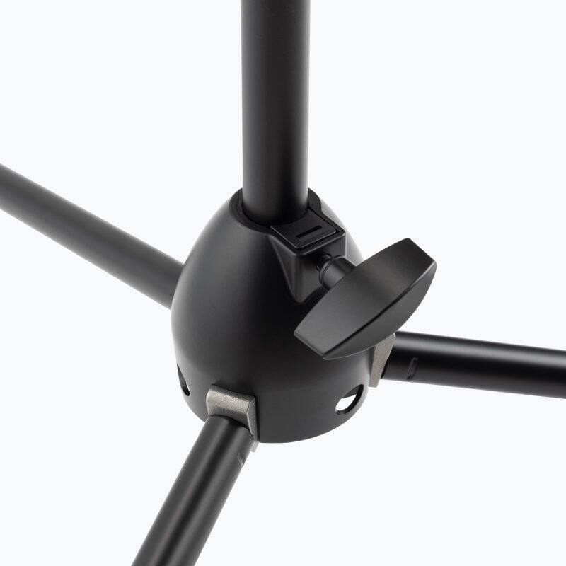 Alt View 4. On Stage Stands - On-Stage MS9701B+ Heavy-Duty Euro-Boom Mic Stand (Setup for Vocal and Instrument Microphones, Adjustable Height, - Black.