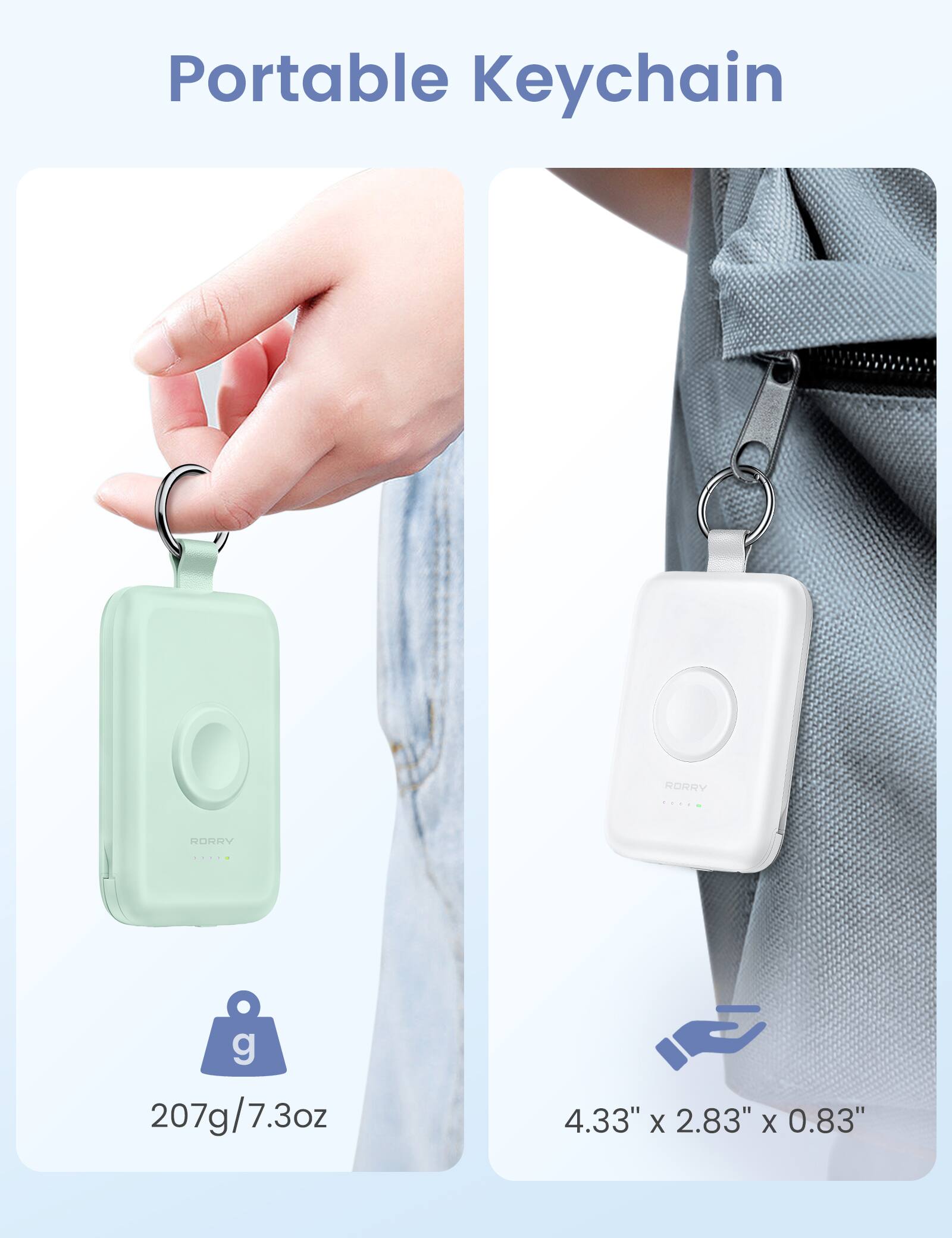 Portable Keychain

RORRY CODE

RORRY

207g/7.3oz

4.33" x 2.83" x 0.83"