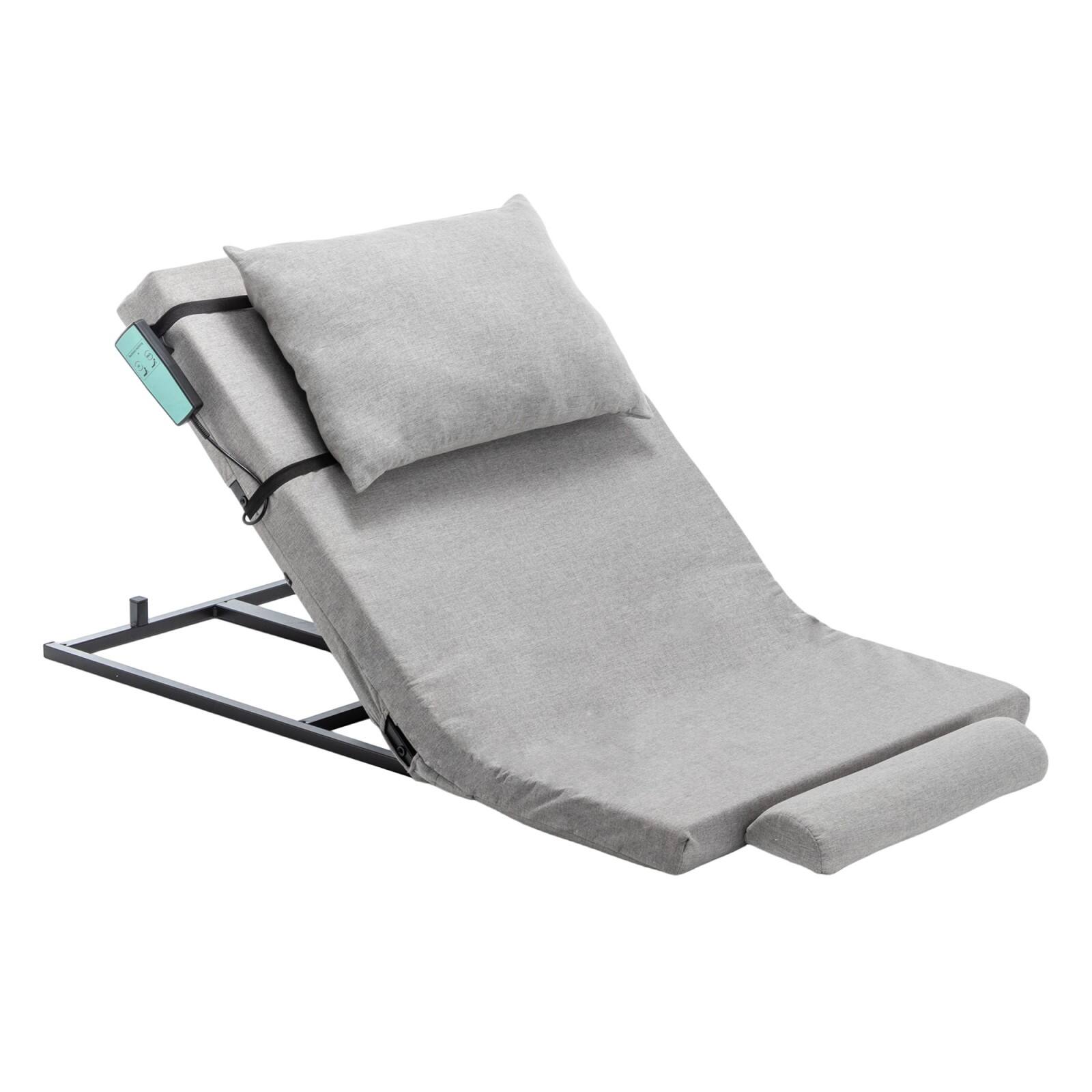 Front. Ecooso - Electric Adjustable Bed Backrest for Elderly, Pregnancy, Patients, Handicap Assistance, 4-68° Lift, 300 lbs Capacity - Grey.