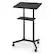 Alt View 19. Costway - Mobile Laptop Desk with Storage Tray - Black.