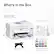What's in the Box: EcoTank ET-3850 All-in-One Supertank Printer, PNE CD and Documentation, Epson. Size: 10.0" x 19.8".
