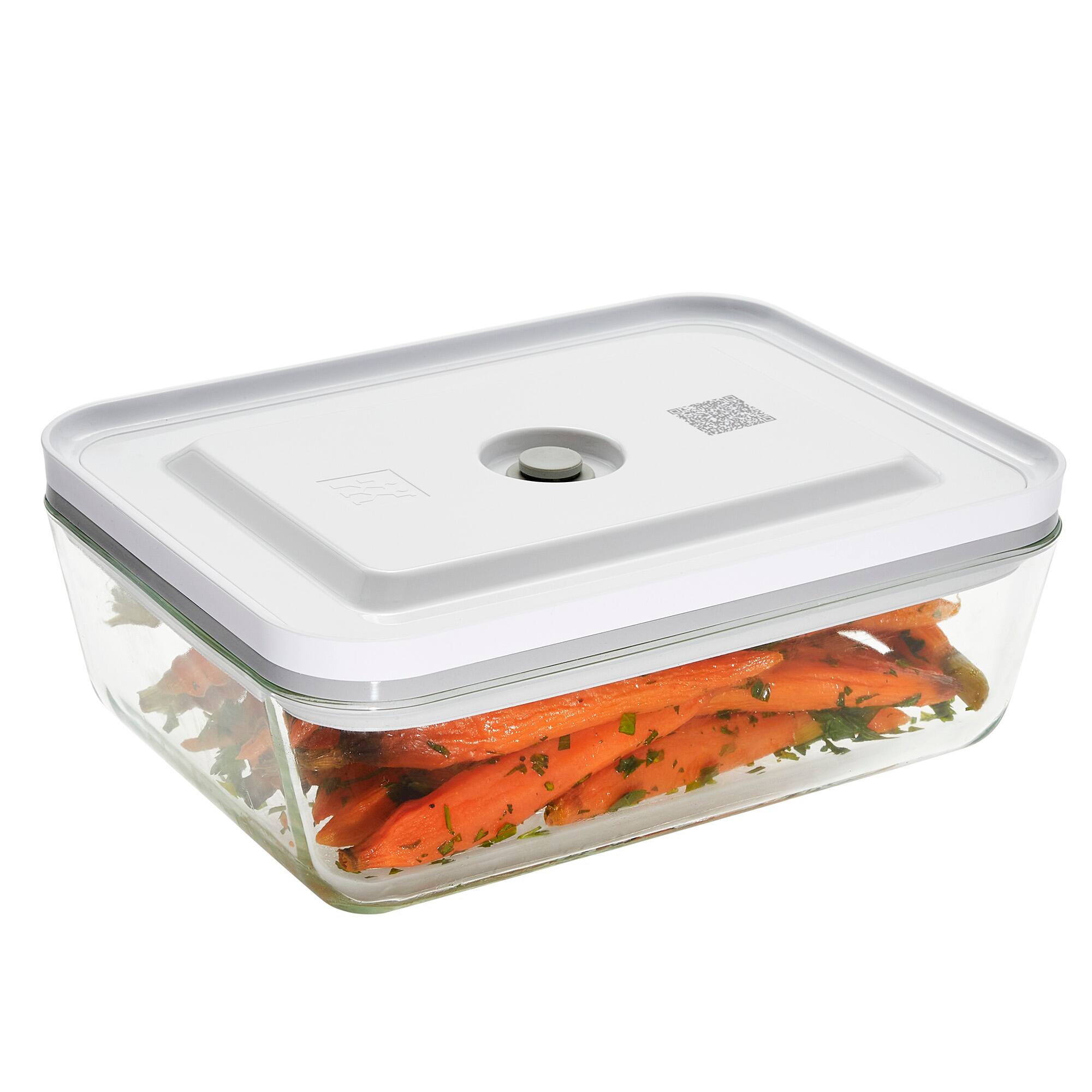 Front. ZWILLING - ZWILLING Fresh & Save Vacuum Fridge Glass Container - Clear.