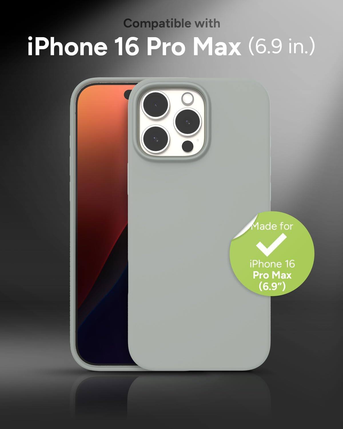 Compatible with iPhone 16 Pro Max (6.9 in.)  
Made for iPhone 16 Pro Max (6.9")
