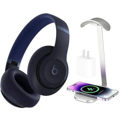 Beats Studio Pro Wireless Noise Cancelling Headphones Navy + Power Beats Studio Pro Wireless Noise Cancelling Headphones Navy + Power