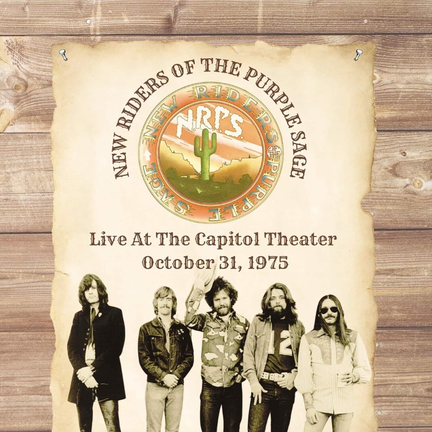 New Riders of the Purple Sage - Live at the Capitol Theater - October 31, 1975  - VINYL LP
