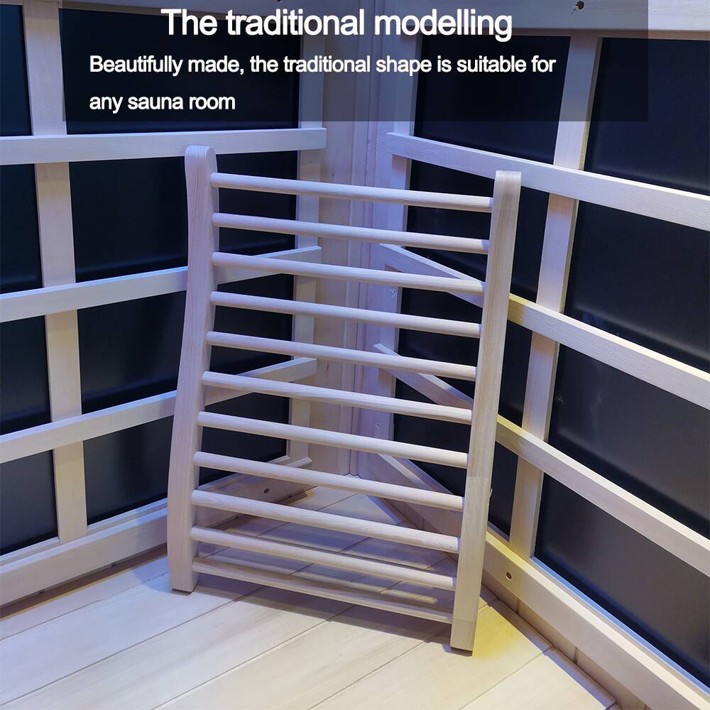 The traditional modelling  
Beautifully made, the traditional shape is suitable for any sauna room