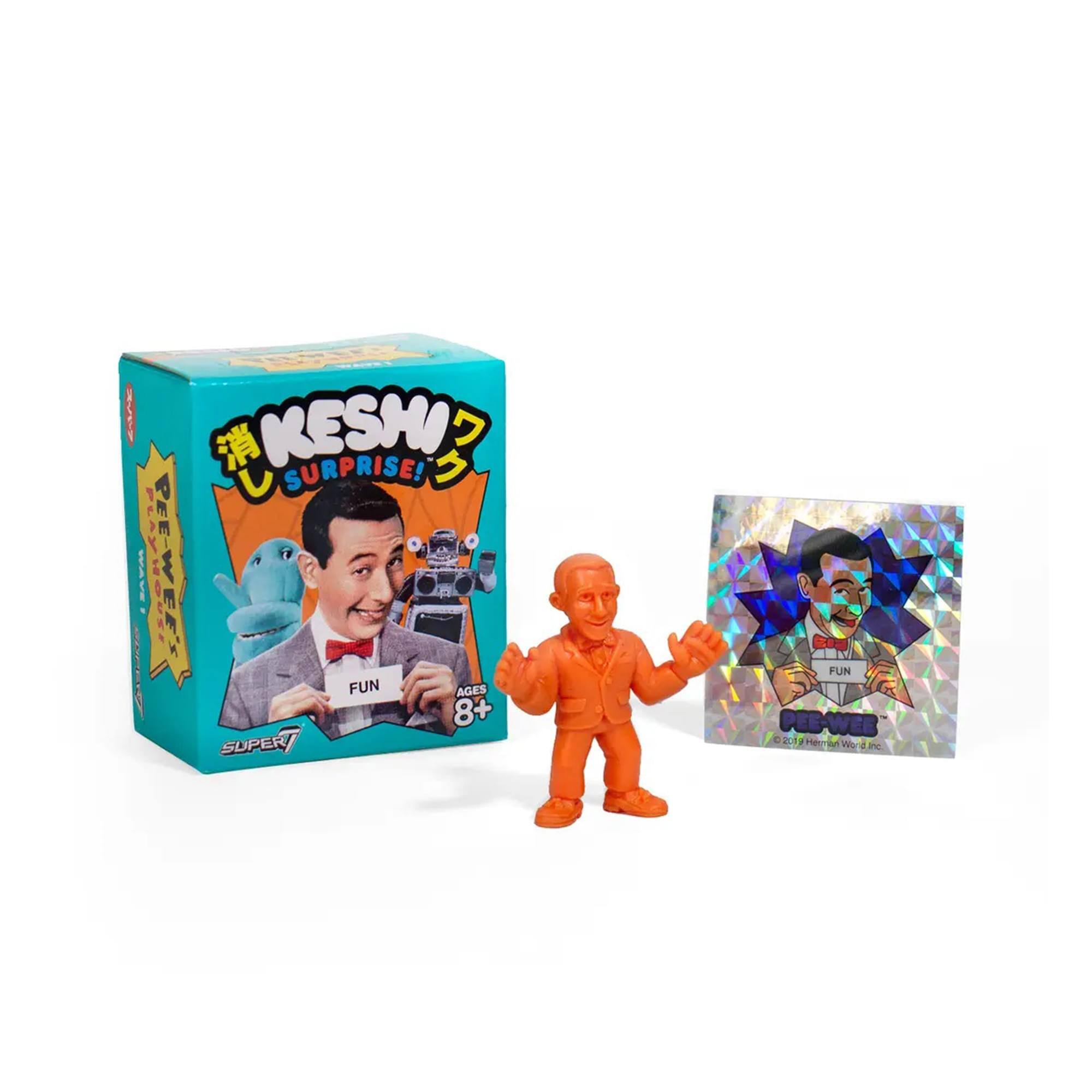 KESHI SURPRISE!  
PLAYTIME REE-WEES FUN AGES 8+ SUPER FUN PEE-WEE 2  
SUPER!