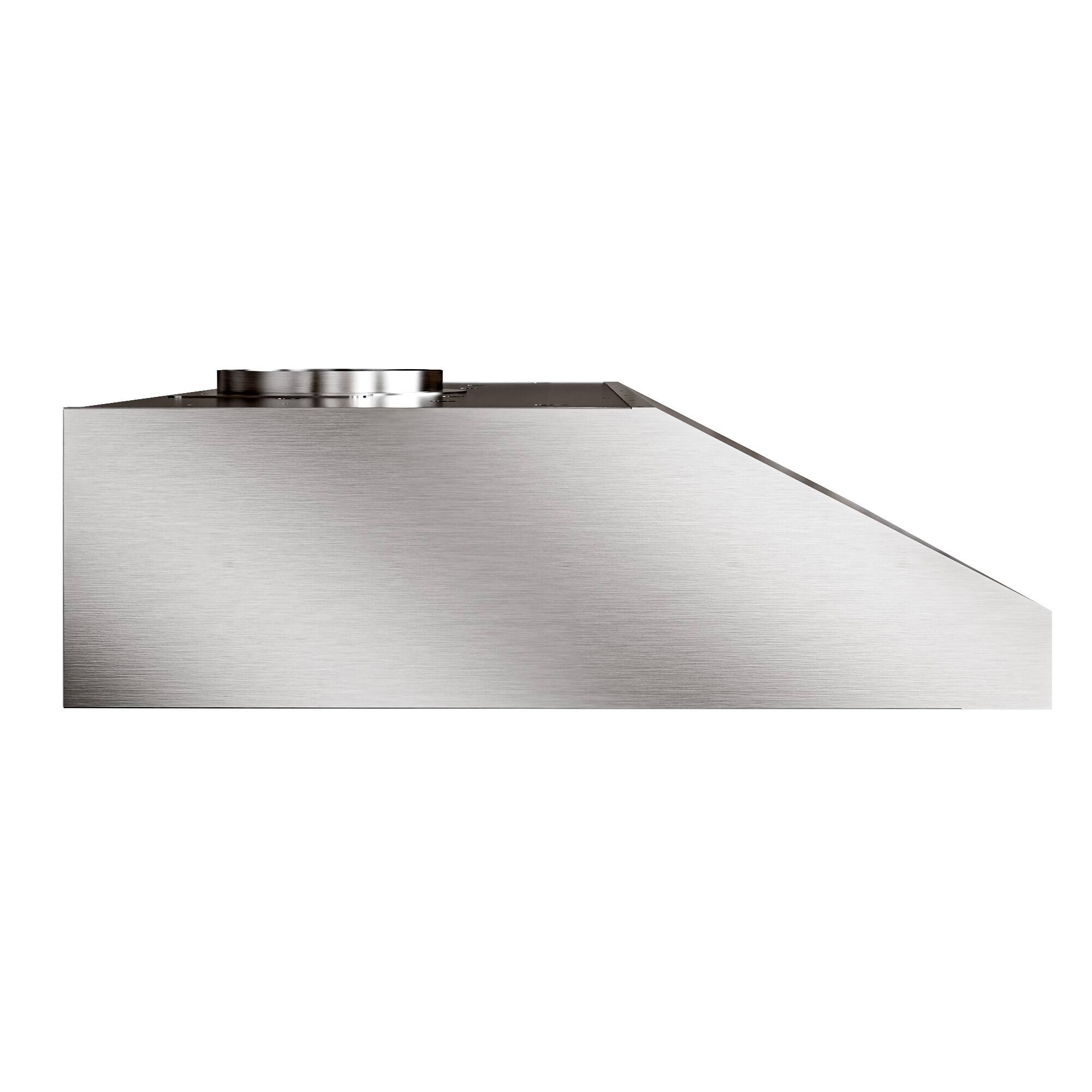 Back. Onefly - 36 inches - Ducted - Under Cabinet Range Hood - Stainless steel.