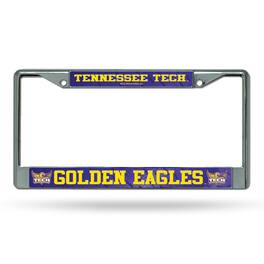 Rico Industries - Tennessee Tech Golden Eagles Chrome Metal License Plate Frame - Multi