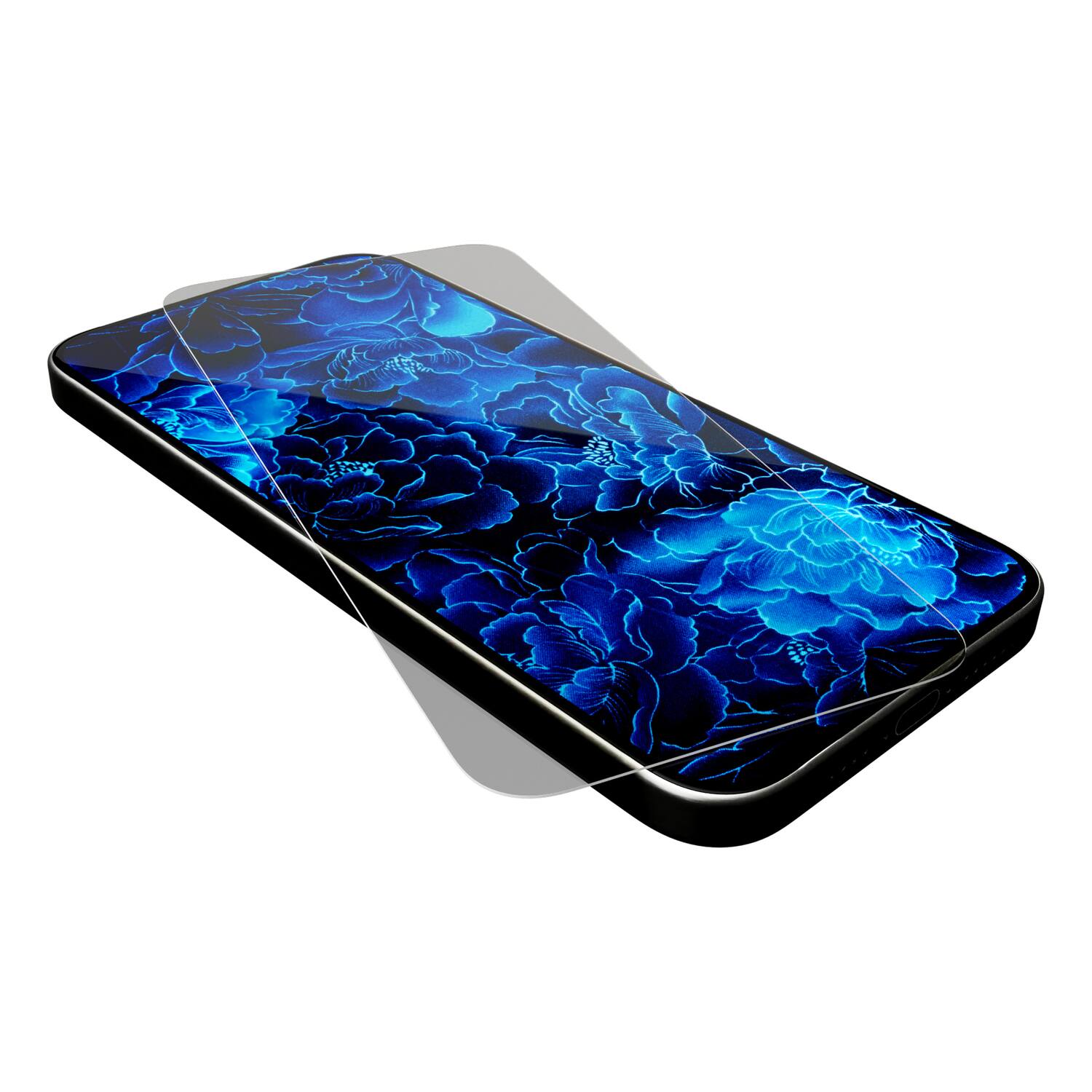 Alt View 2. Cellhelmet - Tempered Glass Screen Protector with Alignment Tray for iPhone 17/16 Pro - Clear.