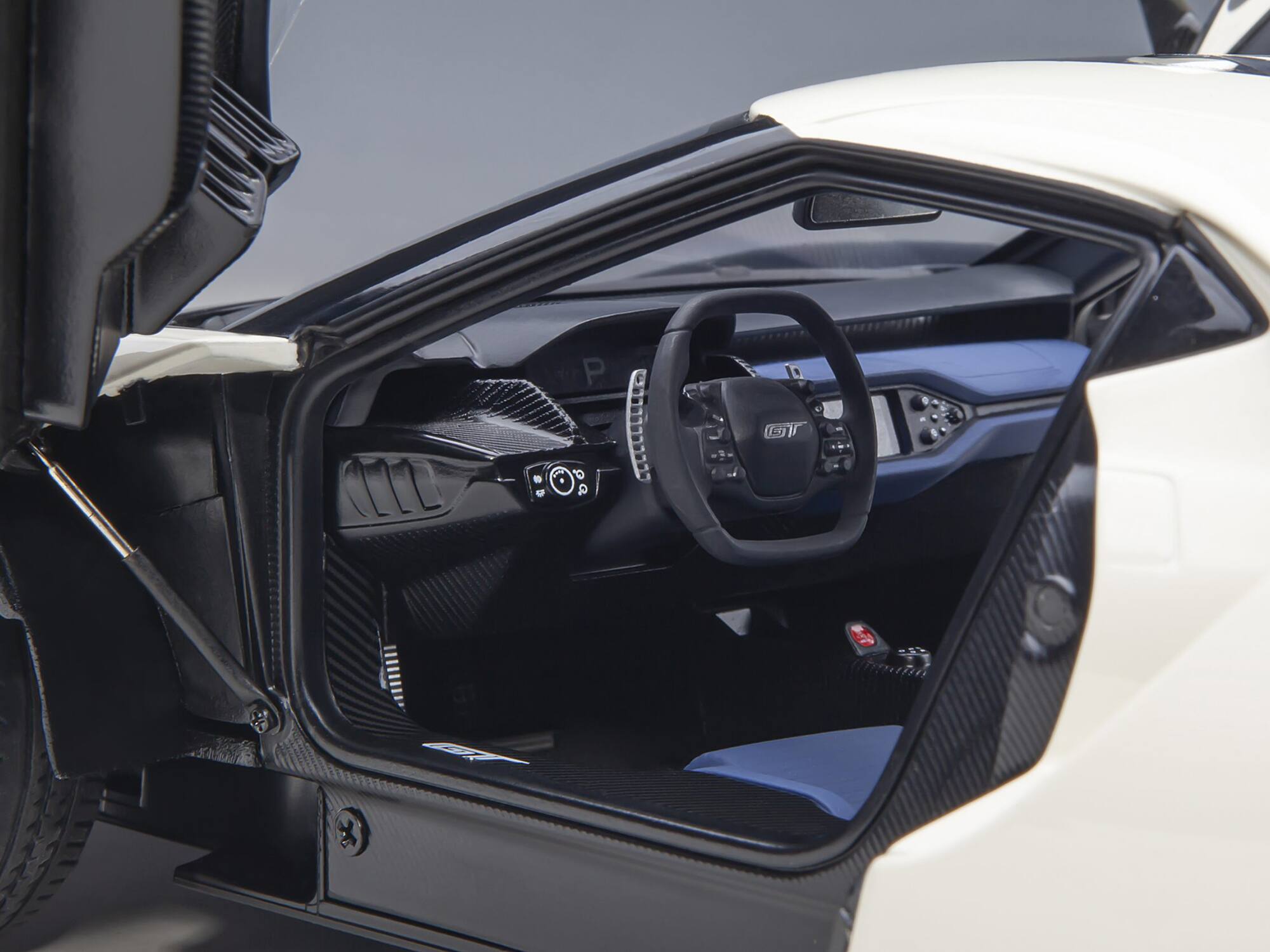 Ford GT Heritage Edition Prototype Wimbledon White with Antimatter Blue ...