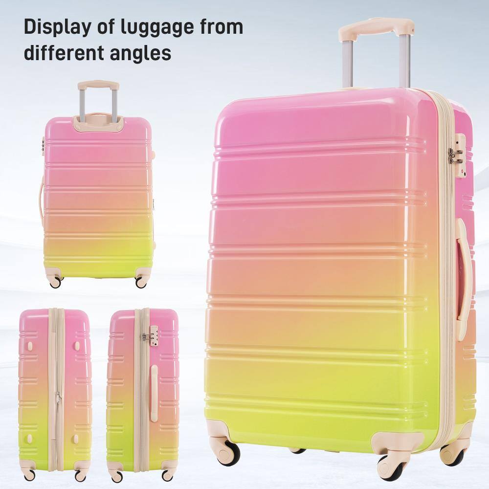 Display of luggage from different angles