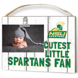 Jardine - Norfolk State Spartans 8'' x 10'' Cutest Little Weathered Logo Clip Photo Frame - White