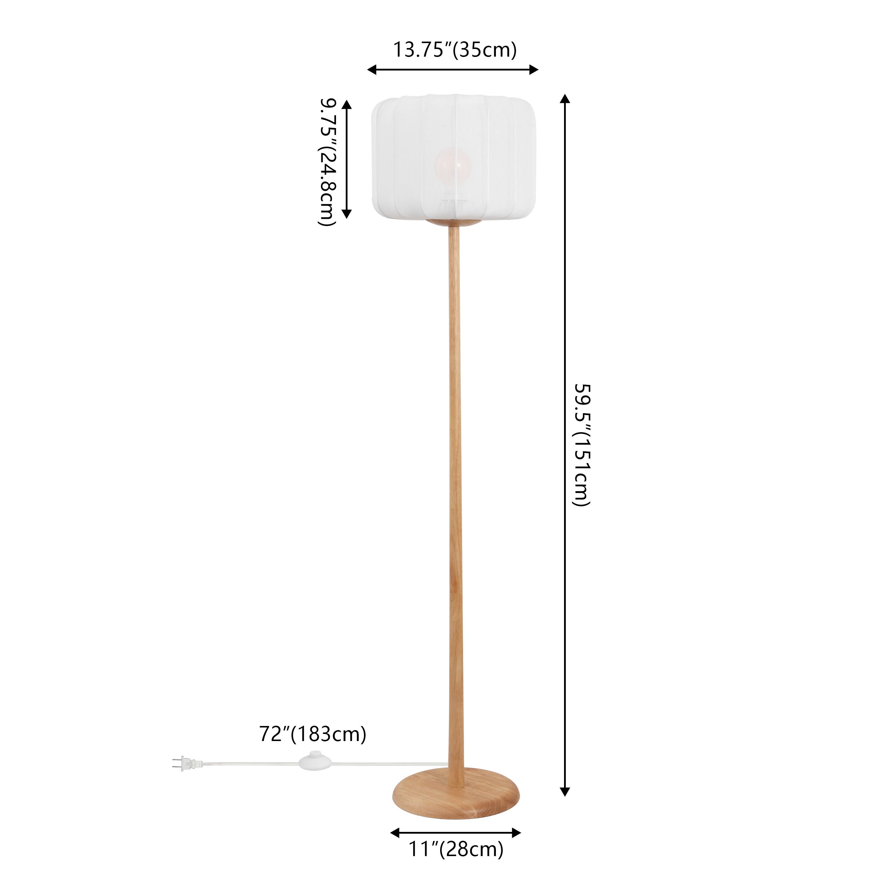 9.75" (24.8cm)  
13.75" (35cm)  
59.5" (151cm)  
72" (183cm)  
11" (28cm)