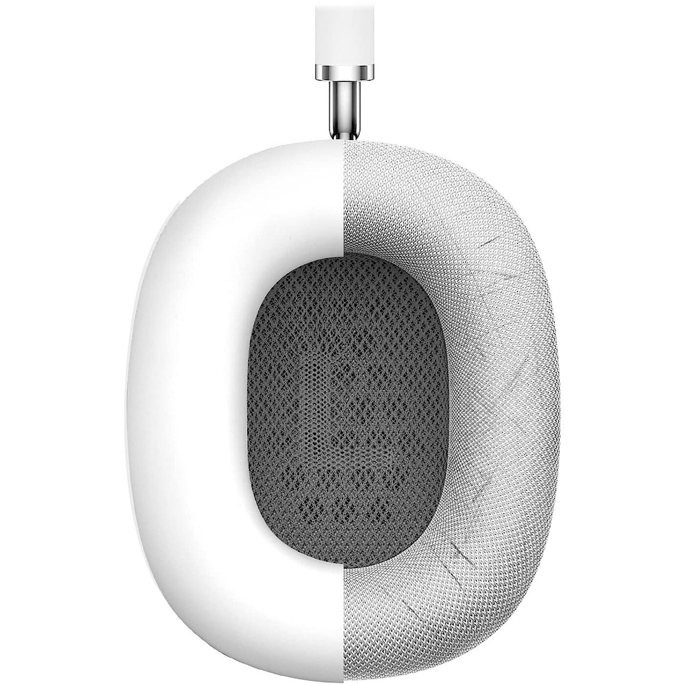 Alt View 13. SaharaCase - Silicone Combo Kit Case for Apple AirPods Max Headphones - White.