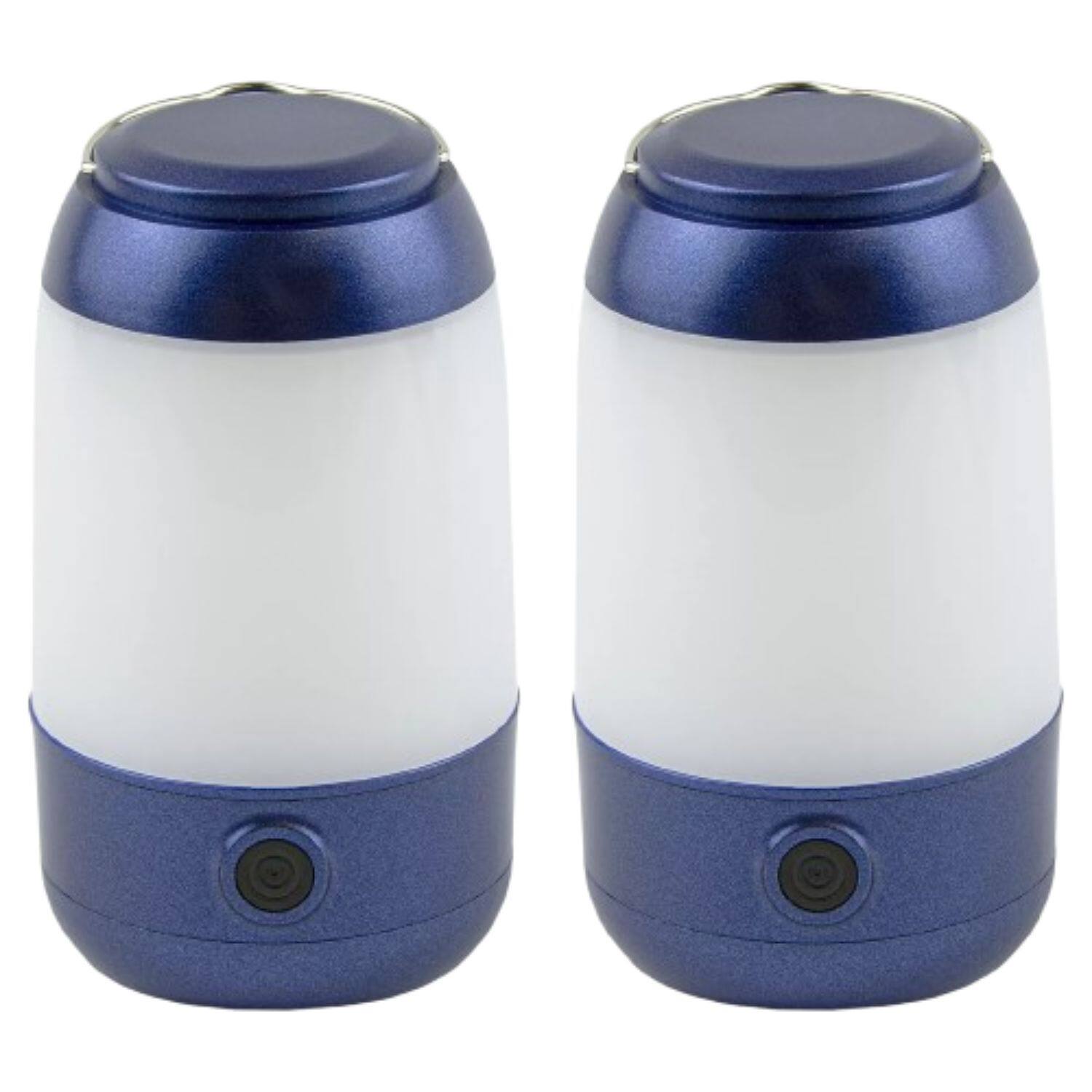 Stock Preferred - Rechargeable LED Camping Lantern Set with Flashlight - Blue