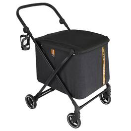 509 Crew - My Duque: Personal Shopping Cart, Foldable, Portable, Brown, Kids & Adults