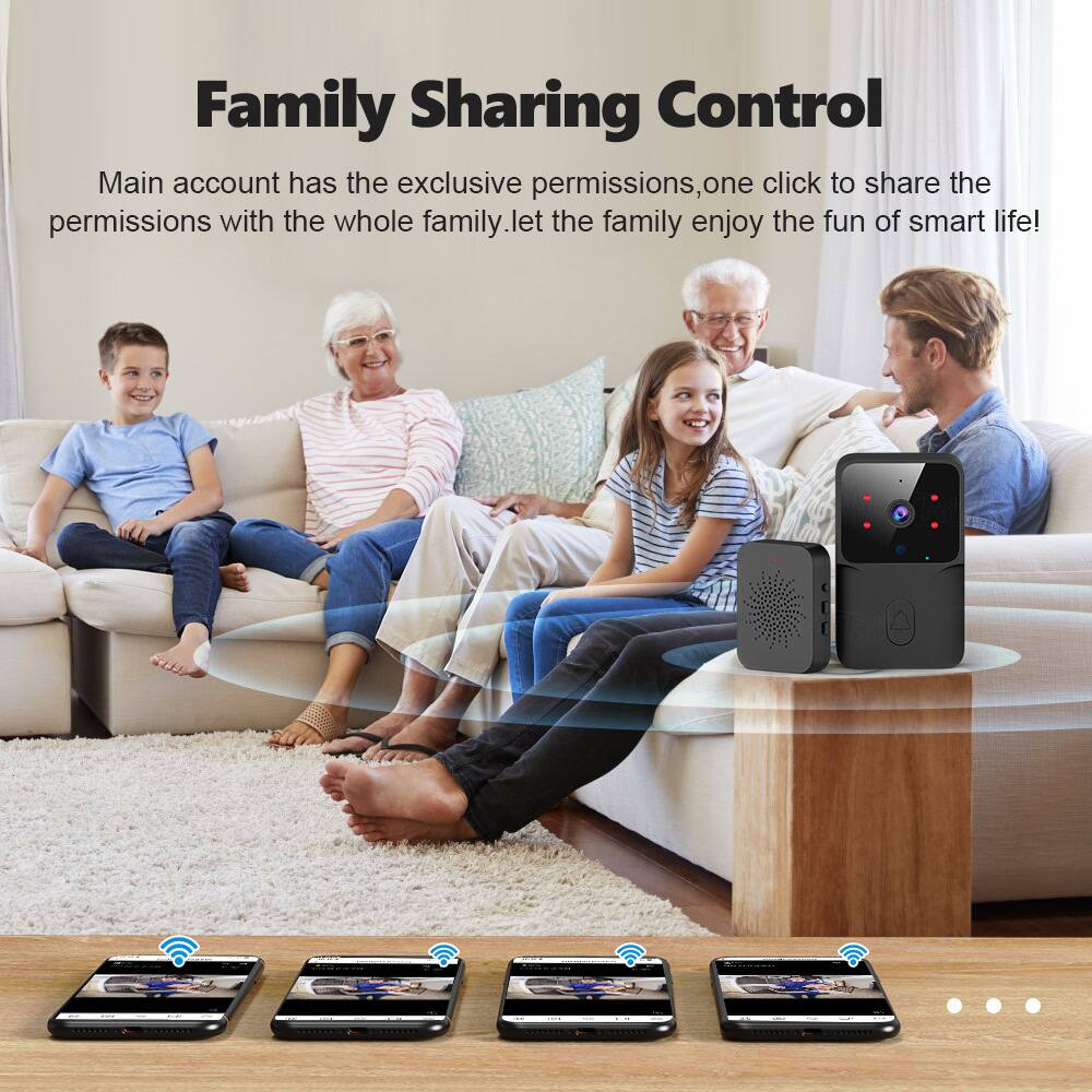 Family Sharing Control

Main account has the exclusive permissions, one click to share the permissions with the whole family. Let the family enjoy the fun of smart life!