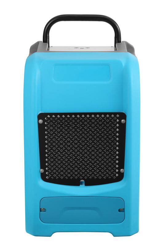 Front. Edendirect - 190 pt. 6000 sq.ft. Bucketless Commercial Dehumidifier in. Blue with Drain Hose.