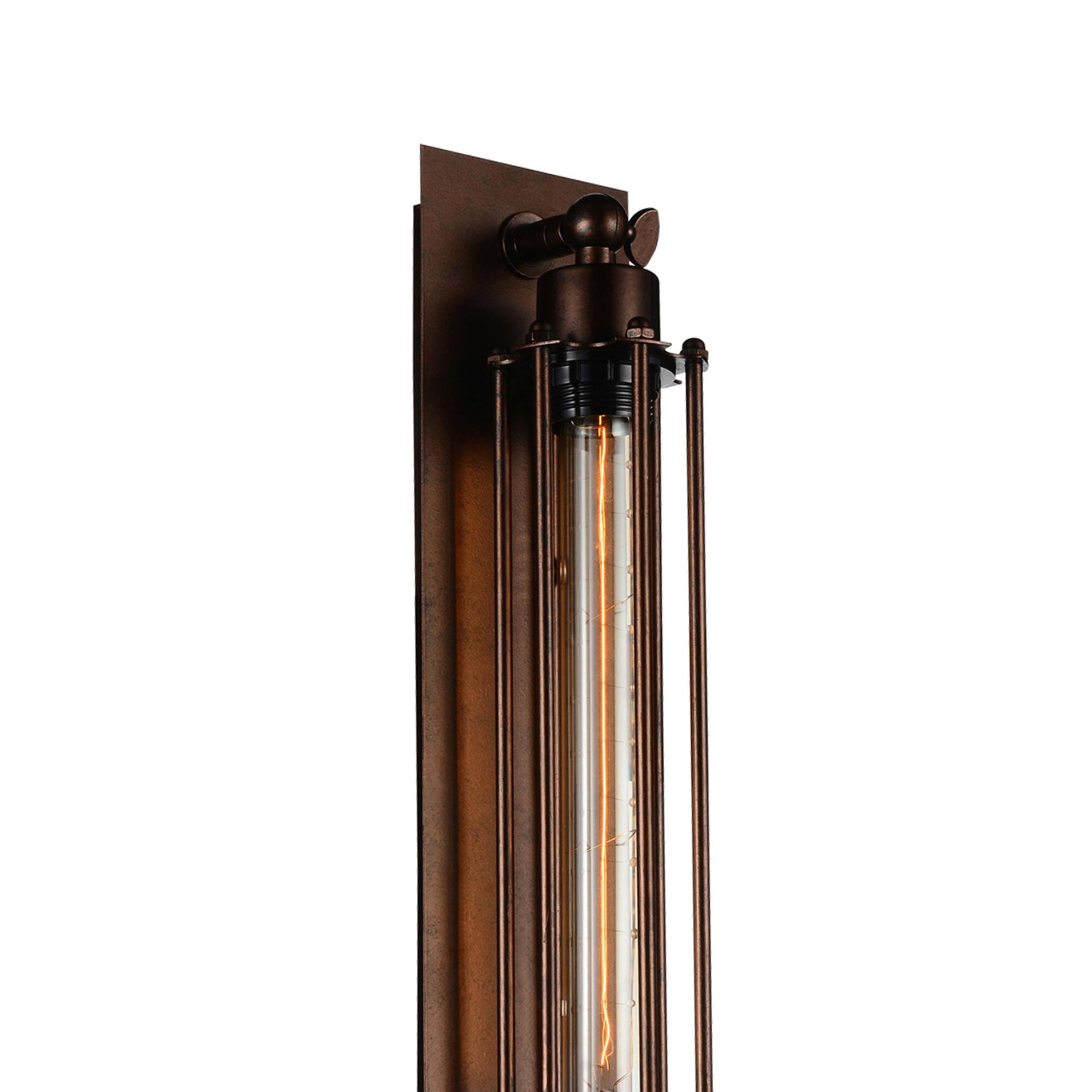 Left. CWI Lighting - Kiera 1 Light Wall Sconce With Chocolate Finish - Chocolate.