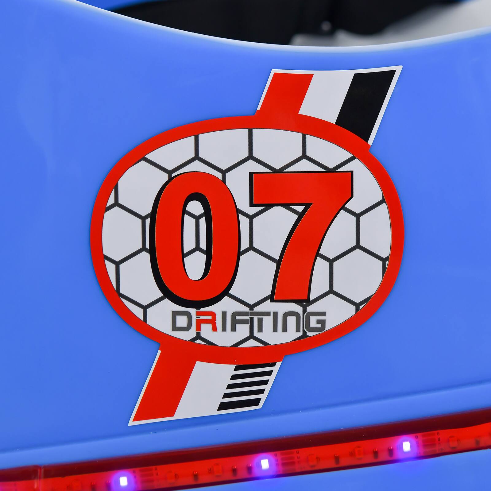 Alt View 10. Costway - Costway 12V Vehicle 360° Spin Race Toy Kids Ride On Bumper Car w/ Remote Control - Blue.