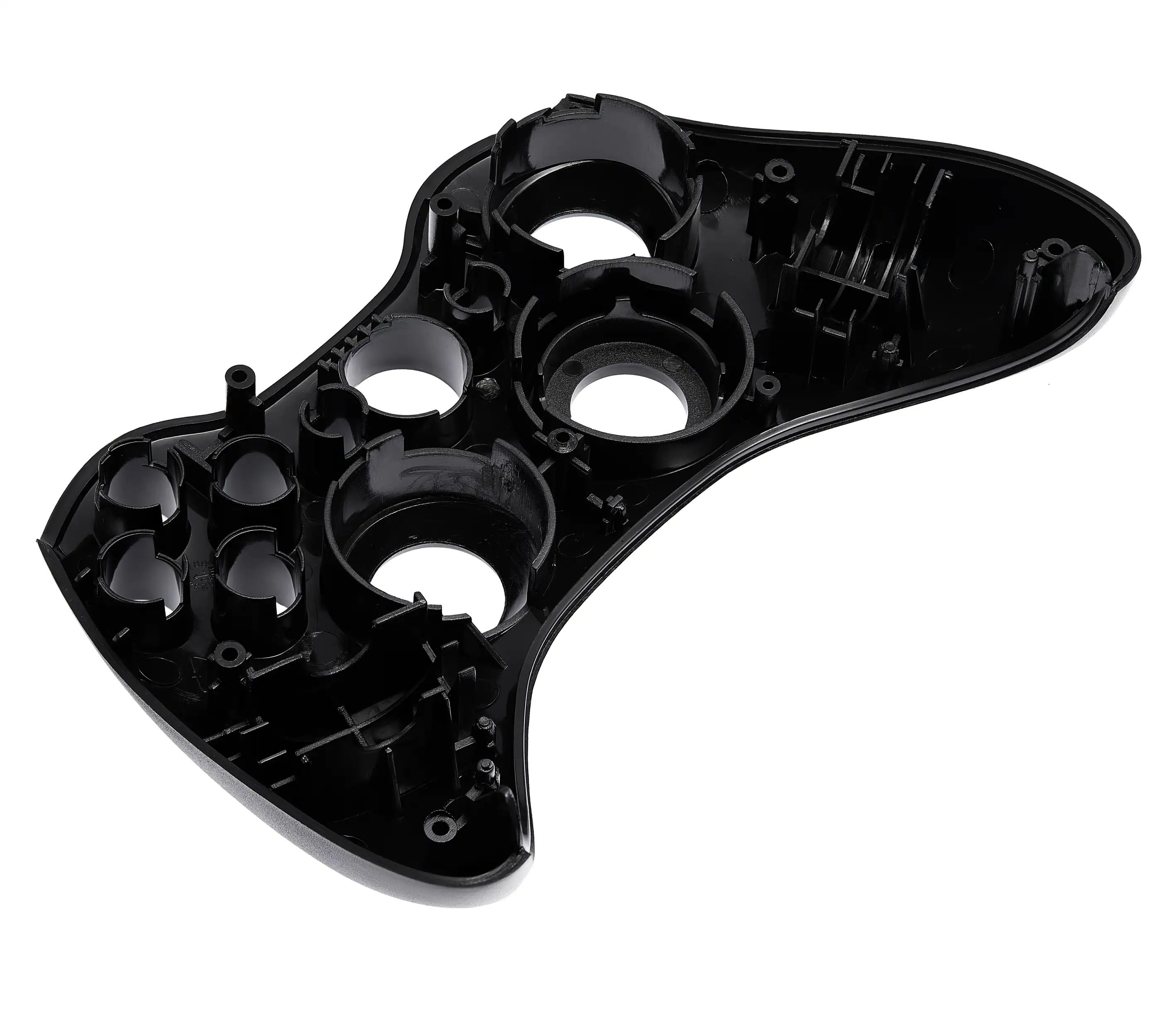 Alt View 2. MobileSentrix - Top Faceplate Compatible For Xbox 360 / 360 E / 360 S Controller - Black - Black.