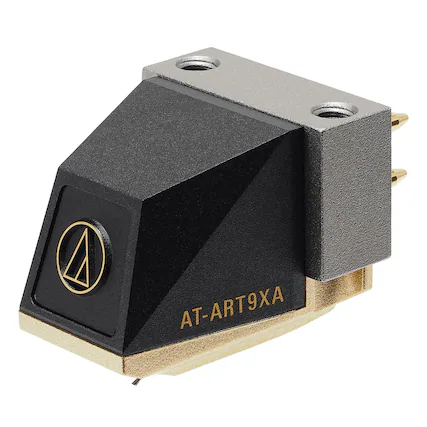 Front. Audio-Technica - Audio-Technica AT-ART9XA Dual Moving Coil Cartridge with Non-Magnetic Core - Gold/Black.