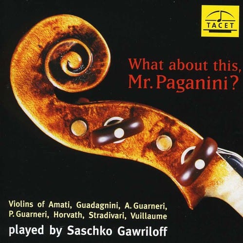 Saschko Gawriloff - What About This Mr Paganini   - COMPACT DISCS [CD] price history on PriceWatchPro