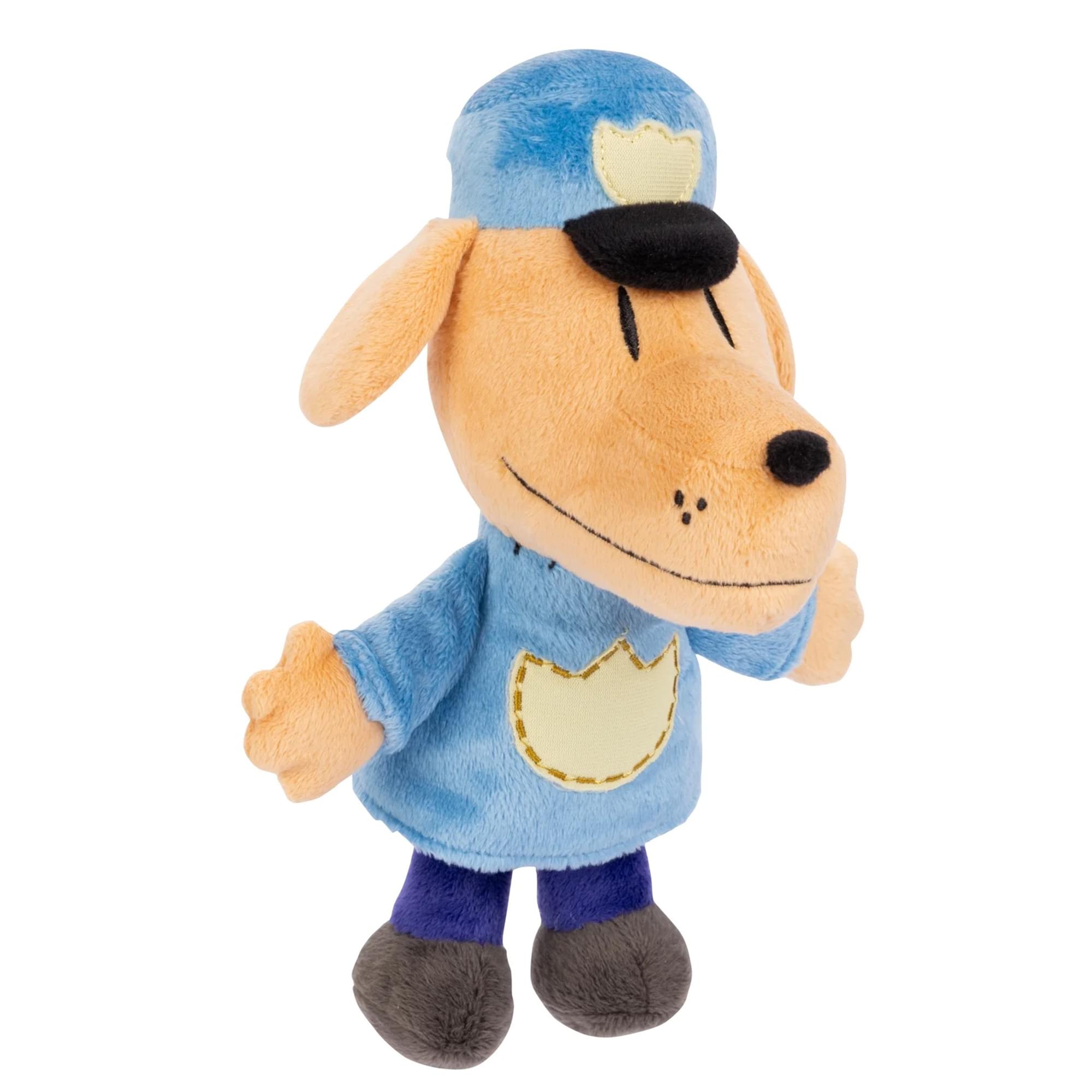 Alt View 2. Jakks Pacific - Dog Man 9 Inch Plush | Dog Man - Blue.