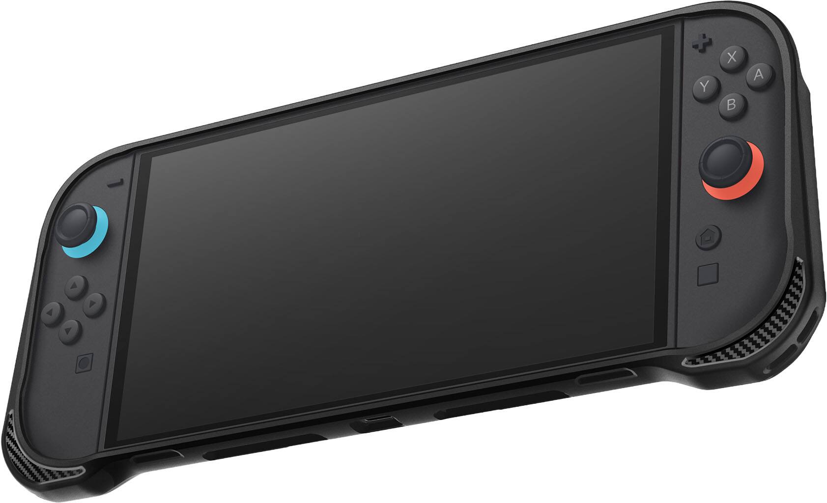 Angle. Spigen - Rugged Armor Case for Nintendo Switch 2 - Black.