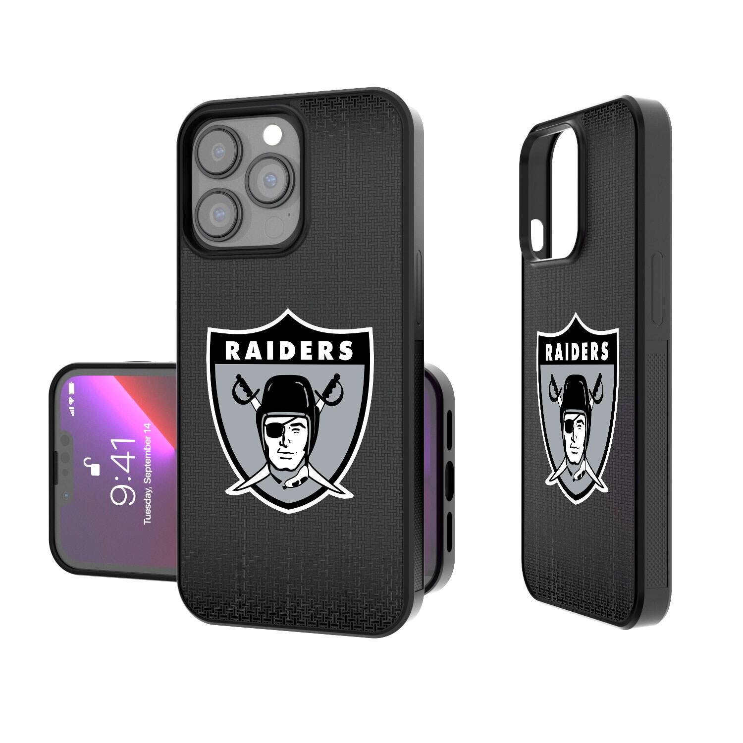 Keyscaper - Oakland Raiders Linen Logo iPhone Bump Case - 15 Pro Max - Black price history on PriceWatchPro