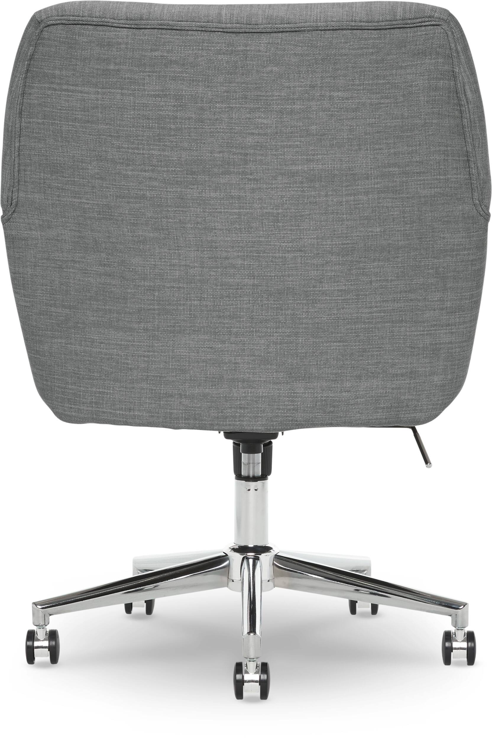 Alt View 15. Serta - Ashland Memory Foam & Twill Fabric Home Office Chair - Gray.