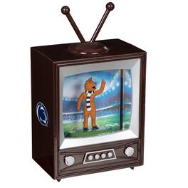 Evergreen Enterprises - Penn State Nittany Lions 8" Vintage TV Water Globe Lantern with Mascot - Brown