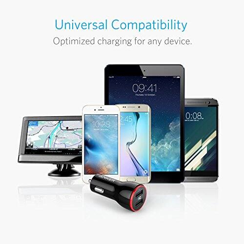 Universal Compatibility  
Optimized charging for any device.  

09:41  
10:38  
2:45  
0:08  

ANKER