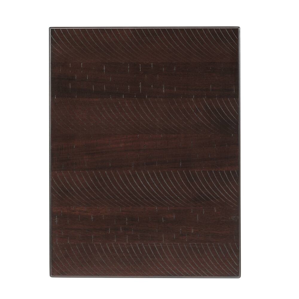 Alt View 8. Loheer - Loheer Solid Wood End Table with Drawer Espresso Vintage Narrow Sofa Side Table - Espresso.