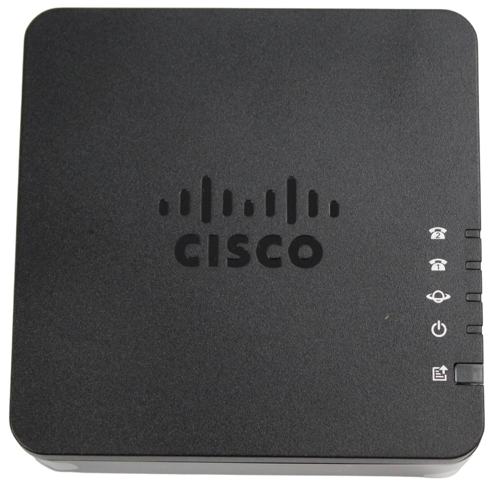 Angle. Cisco - ATA192-3PW-K9 Multiplatform 2-Port Analog Telephone Adapter with Router, 2 FXS Ports, SIP, T.38 Fax, Webex Calling - Black.