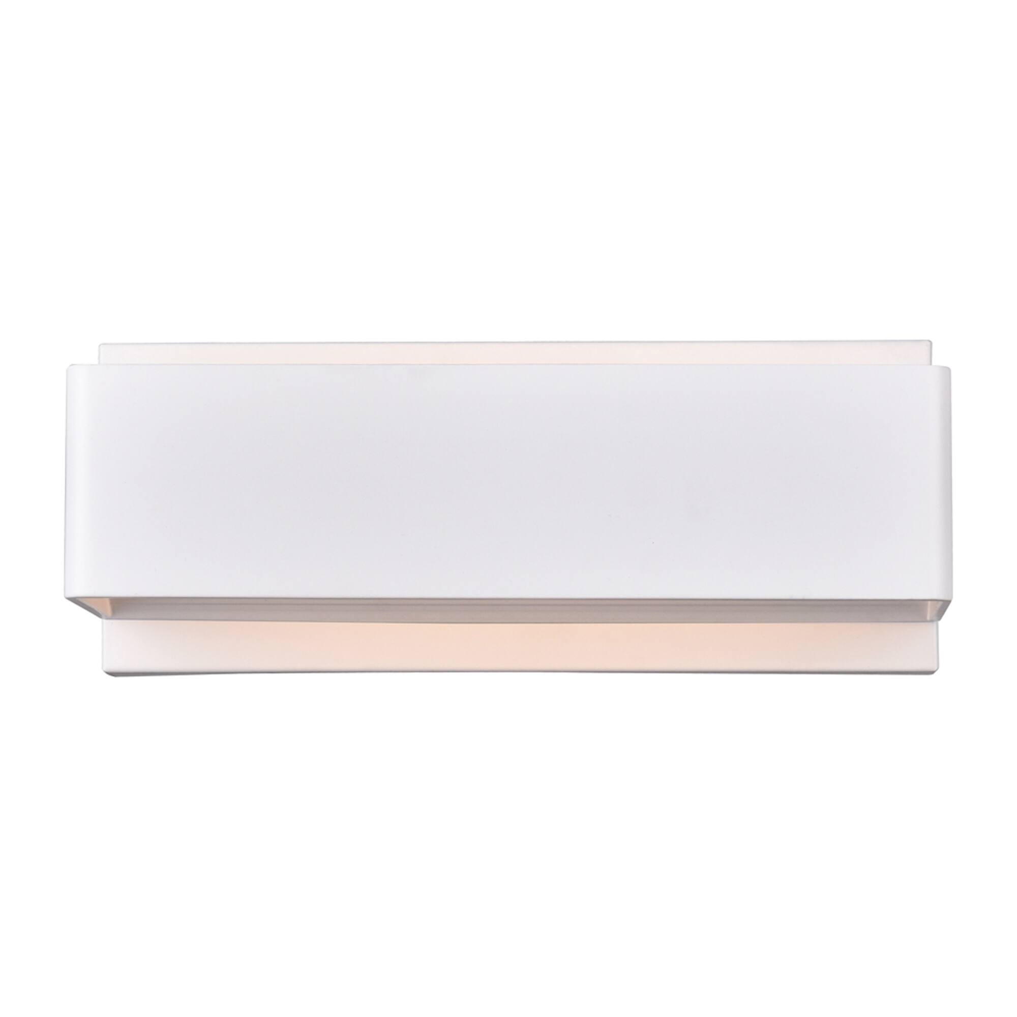 Angle. CWI Lighting - Lilliana LED Wall Sconce With White Finish - White.
