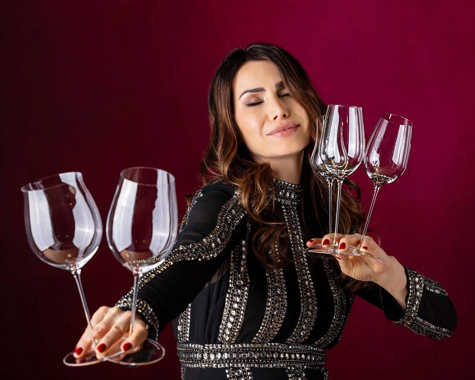 Alt View 2. Riedel - Superleggero Bordeaux Grand Cru 2 Piece Wine Glass Set - Clear.