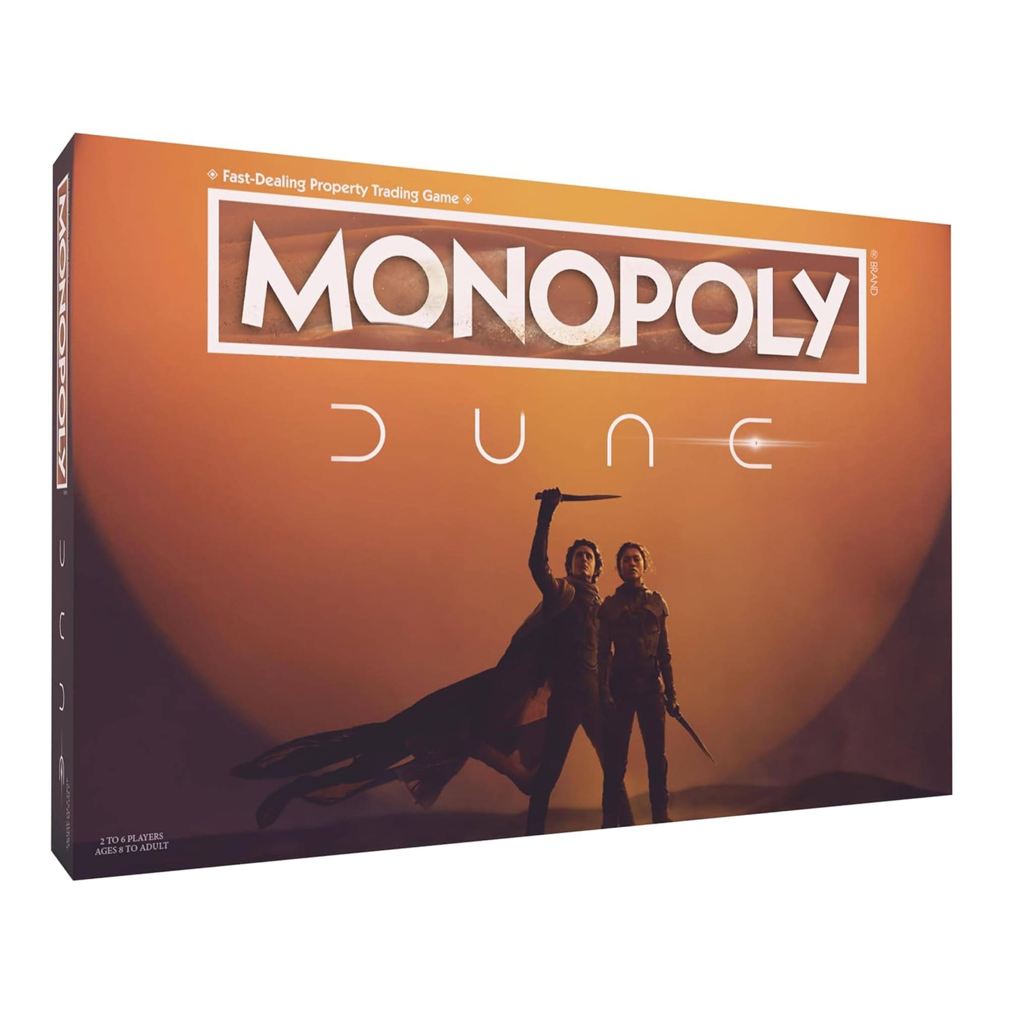 Fast-Dealing Property Trading Game  
MONOPOLY  
DUNE  
2 TO 4 PLAYERS  
AGES 8 TO ADULT