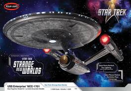 PopMarket - Star Trek Strange New Worlds U.S.S. Enterprise Polar Lights Model Kit - COLLECTIBLES - Multicolor
