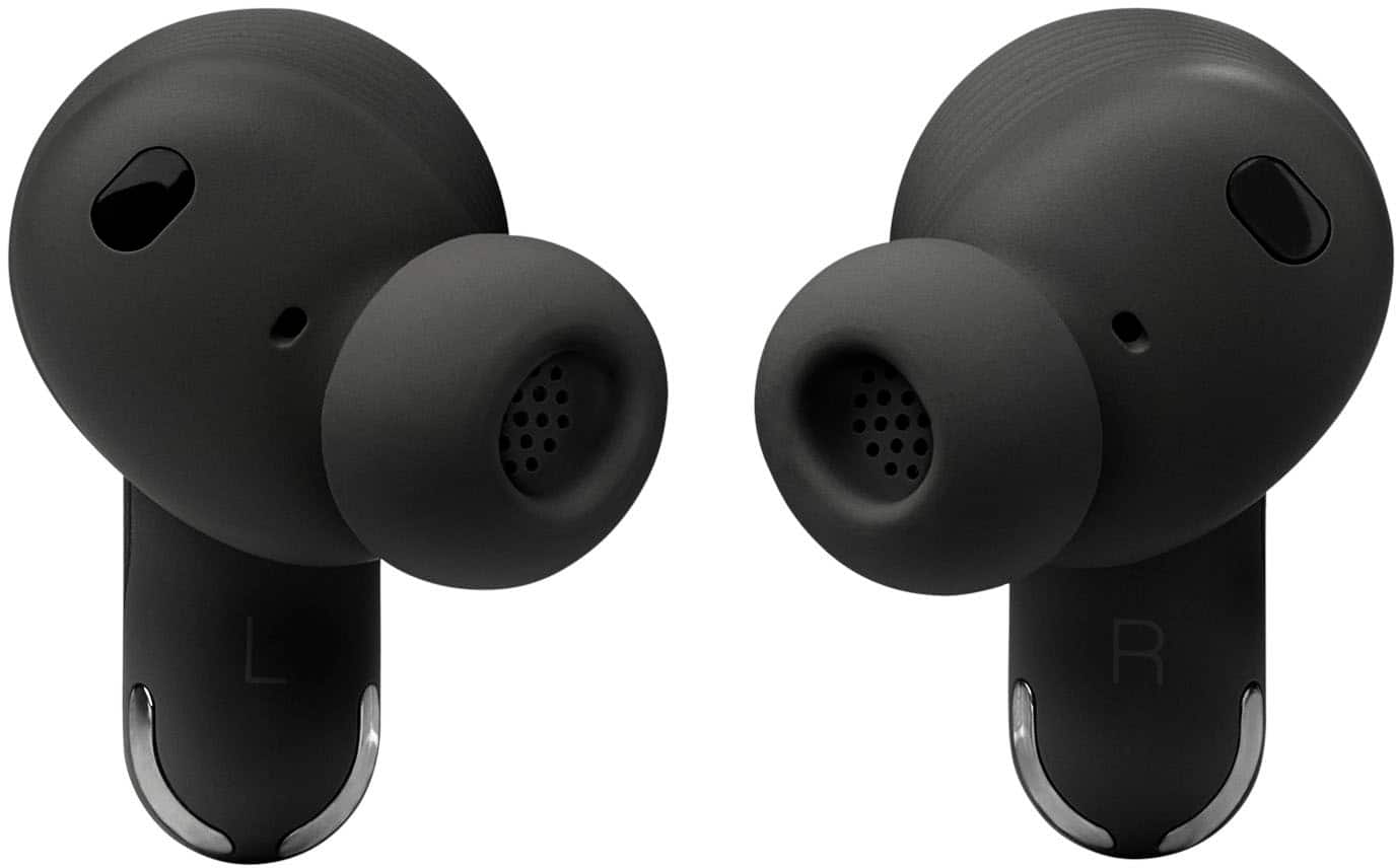 Left. JBL - Tour Pro 3 True Wireless Noise Cancelling Earbuds - 2024 - Black.