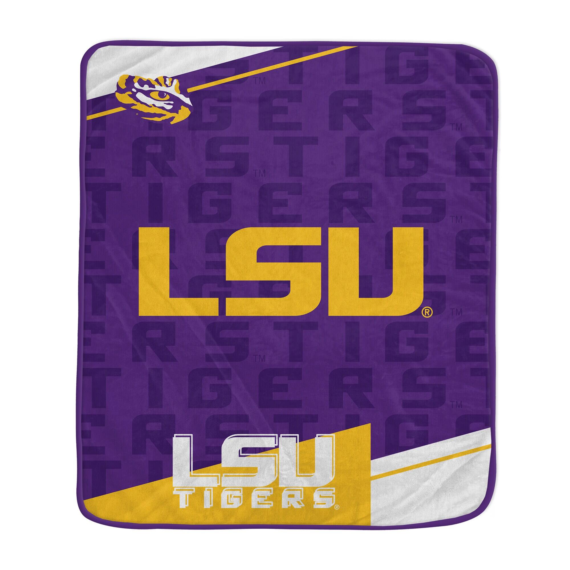 Pegasus - LSU Tigers 50" x 60" Diagonal Ghost Ultra Soft Blanket - Multicolor