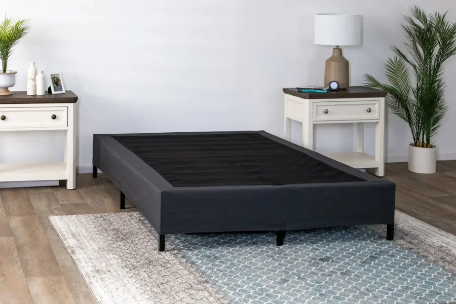 Alt View 18. Ghostbed - All-in-One Metal Foundation - Queen - Black.