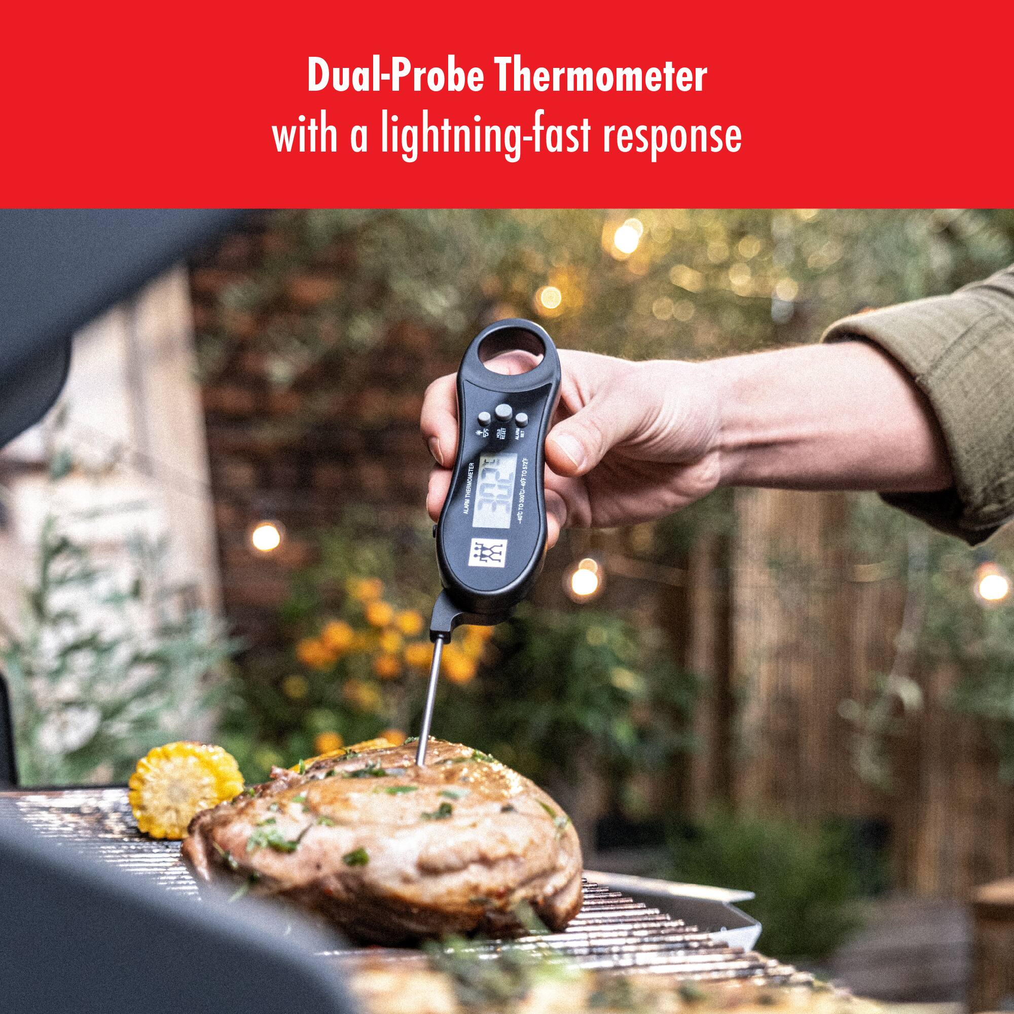 Dual-Probe Thermometer with a lightning-fast response