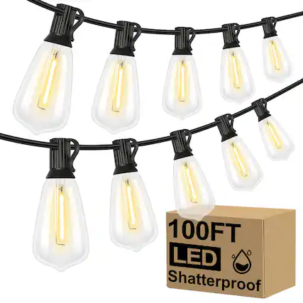 100FT LED Shatterproof