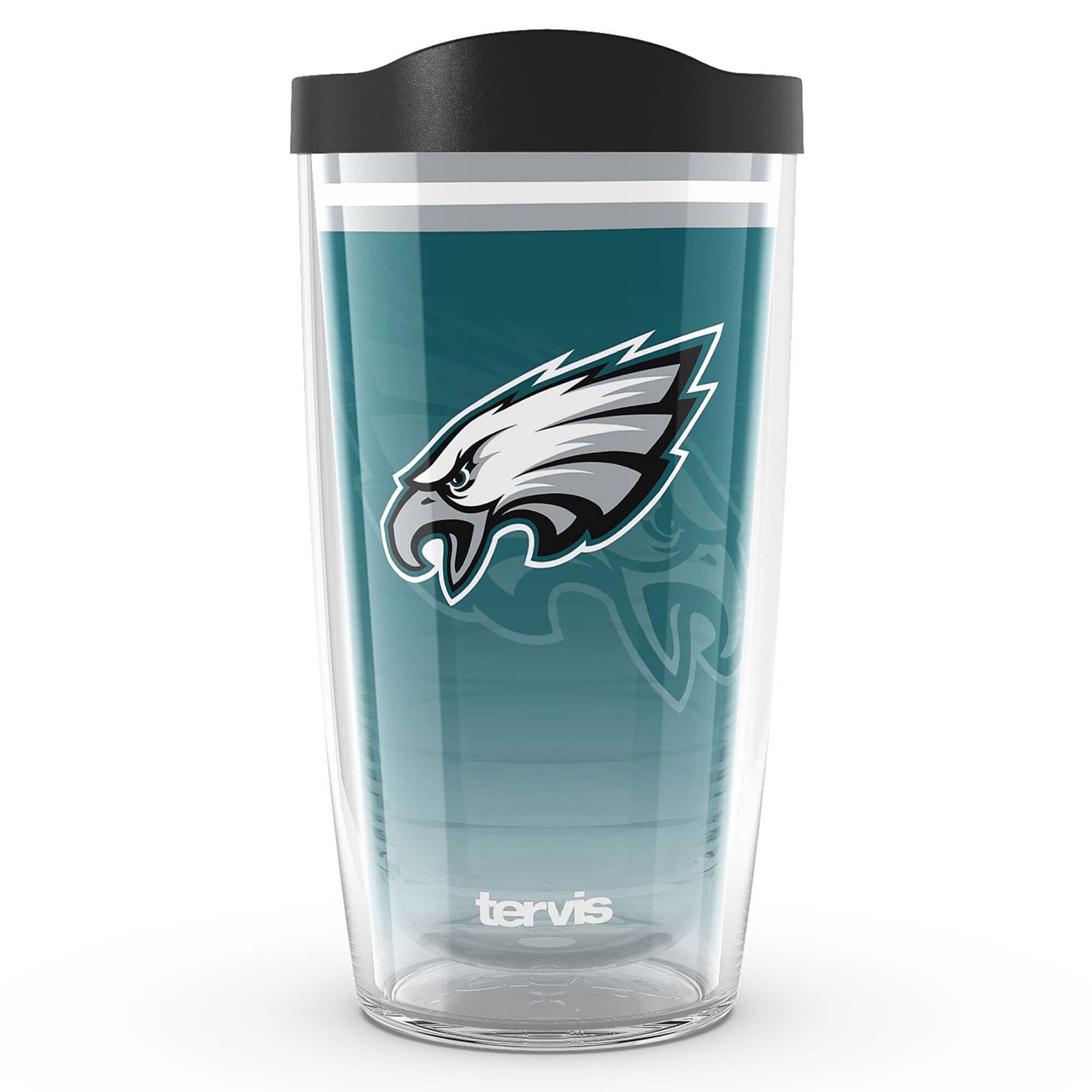 Front. Tervis - Philadelphia Eagles 16oz. Forever Fan Classic Tumbler - Multicolor.